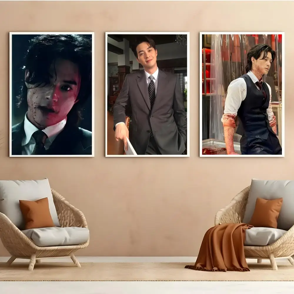 Kim Ji Hoon Poster Durable HD PVC Wall Art - Waterproof Soundproof For Home Office Bar