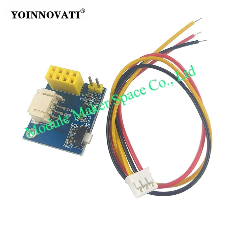 ESP8266 ESP-01 ESP-01S RGB LED Controller Module for Arduino IDE WS2812 WS2812B 16 Bits Light Ring Smart Electronic DIY