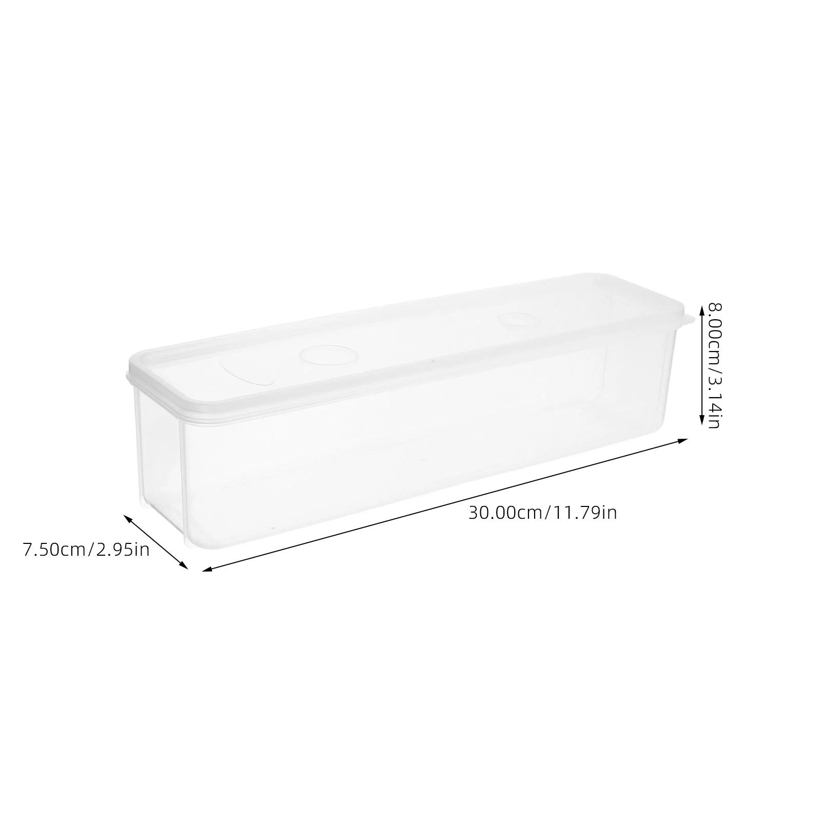 Crisper Food Storage für Nudeln, stapelbare Küchenbehälter, Streifen, Kunststoff, Spaghetti, PP, Speisekammer