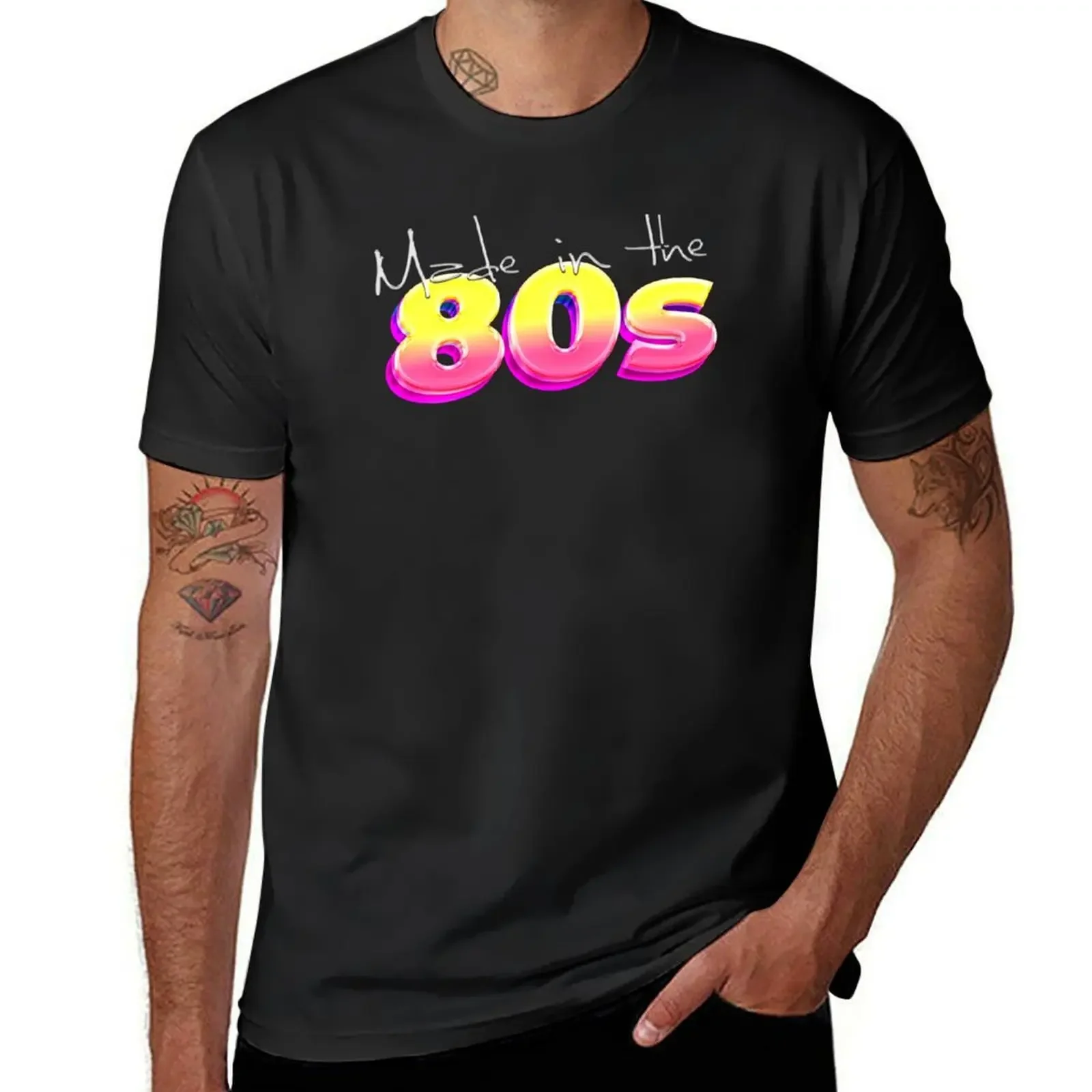 Made In The 80s Vintage Retro Look Design T-Shirt man clothes custom shirt graphics mens graphic t-shirts anime