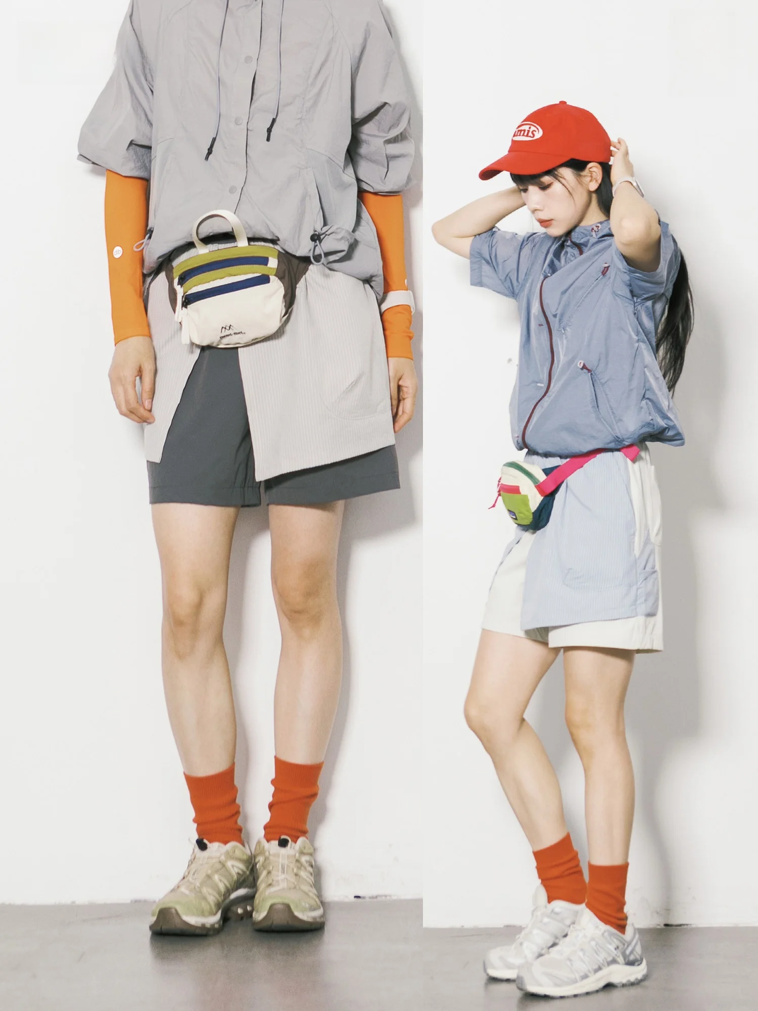 Quick Dry Outdoor Sports Color Block Loose Women's Short Pants Breathable Moisture Wicking Three-Quarter Casual Trousers