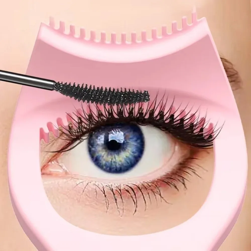 Silicone Mascara Shield Mermaid Extension Applicator Guard False Eyelashes Lying Silkworm Eye Makeup Tool