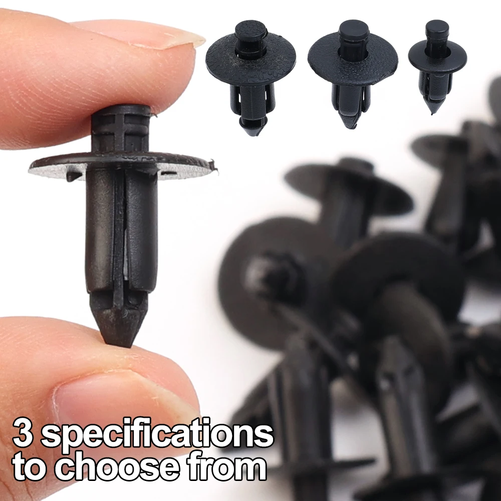 Auto-Befestigungsclips 6mm 7mm 8mm für Suzuki Kawasaki Yamaha Motorrad Kotflügel Stoßstange Spritzschutz Verkleidungshalter 50/100 Stück – Detail 7