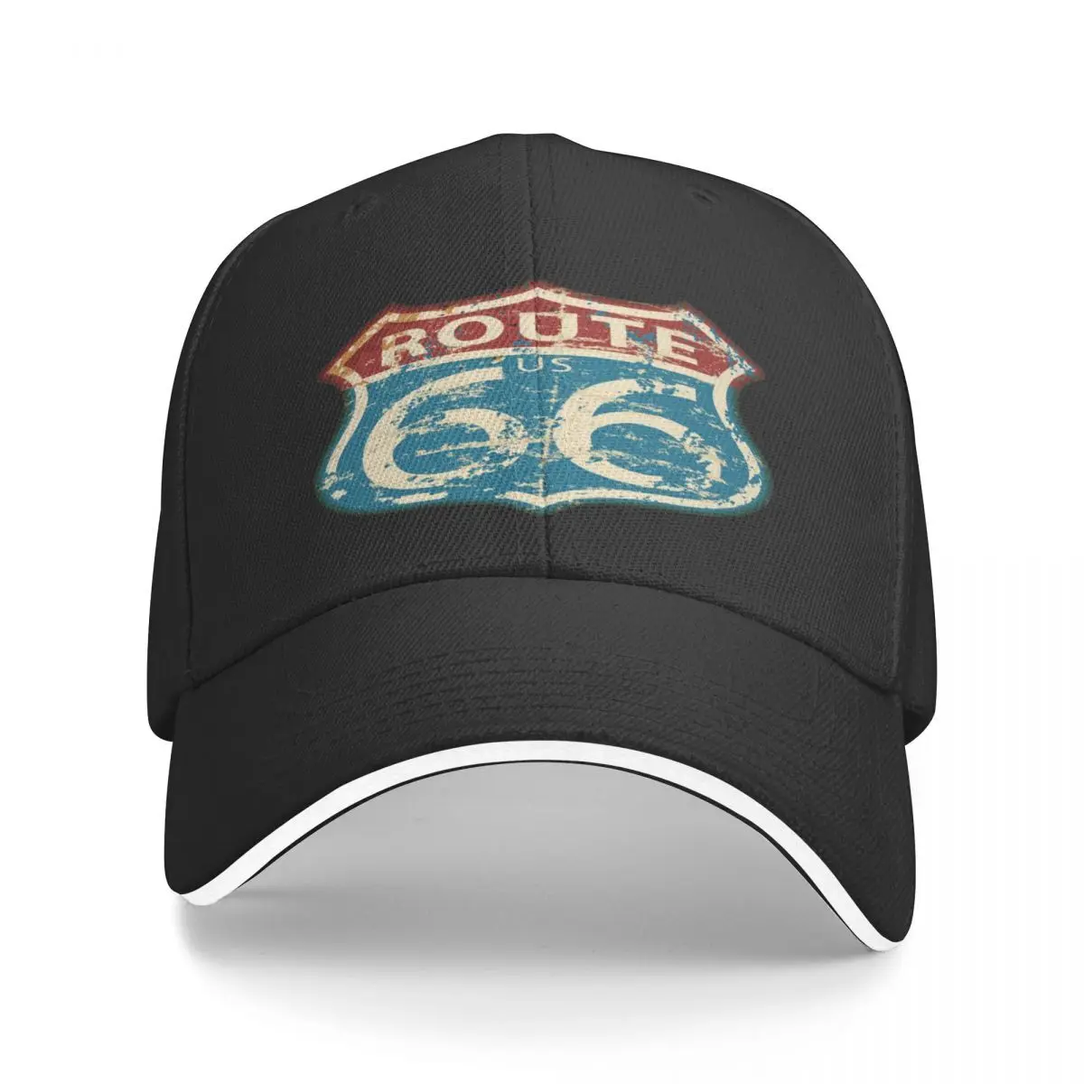 Route 66 Logo 2878 Sun Cap Men Caps Men's Hats Hats For Men Baseball Cap Men Man Hat Baseball Cap