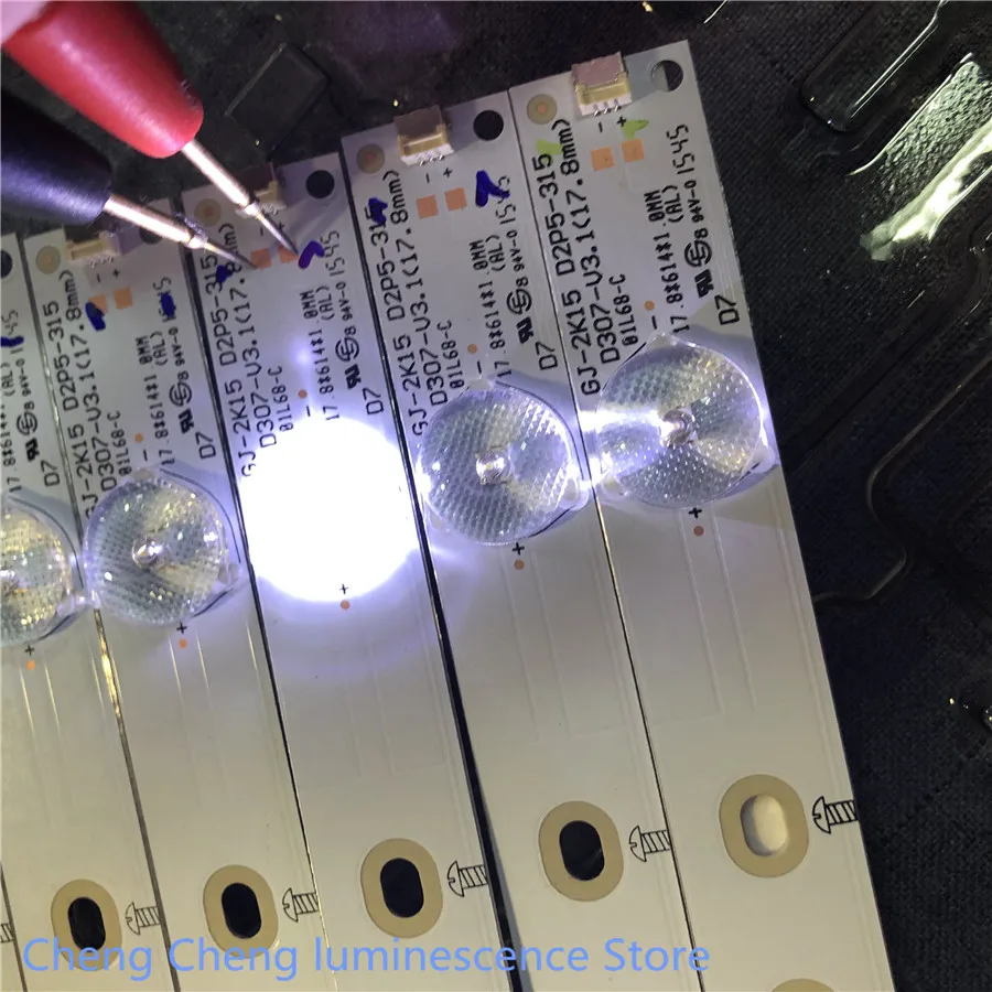 30 Uds barra de luz led para TV AOC de 32 pulgadas 315LM00002 retroiluminación GJ-2K15 D2P5-315 D307-V1 pantalla LM315WF1
