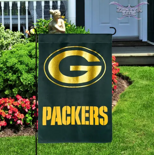 Green Bay Packers garden flag double sided 12