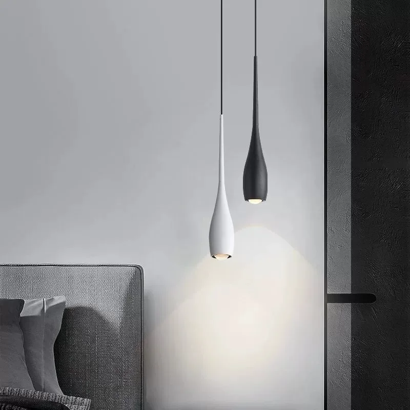 

2023 New bedside small chandelier Modern minimalist Nordic restaurant Creative minimalist design sense small chandelier