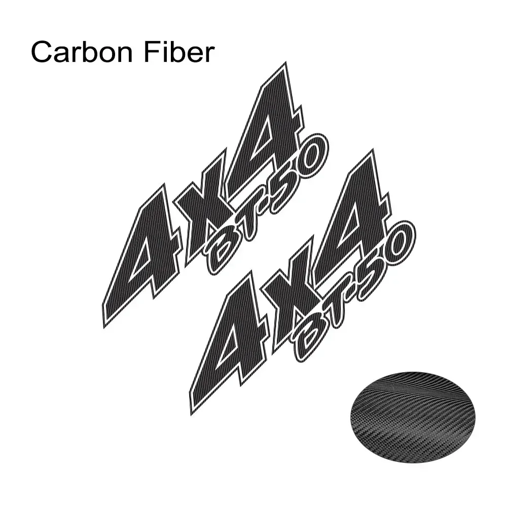 ملصق جانبي للسرير الخلفي ، ملحقات ضبط السيارات ، رسومات شاحنة ، 4x4 ، ديكور فينيل للسيارة ، غطاء شارات لمازدا BT50 BT 50 ، 2