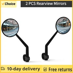 2 PCS Rearview Mirrors Rear View Glass Replacement for Xiaomi Mijia M365 Electric Scooter Rear View Mirror