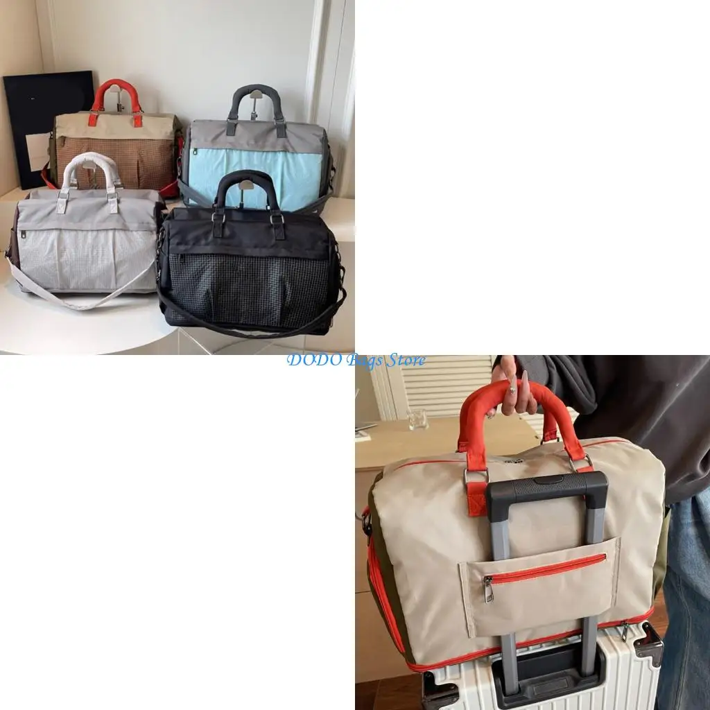 

Practical Oxfords Fabric Functional Carryall Bag For Fitness Travel or Vacation