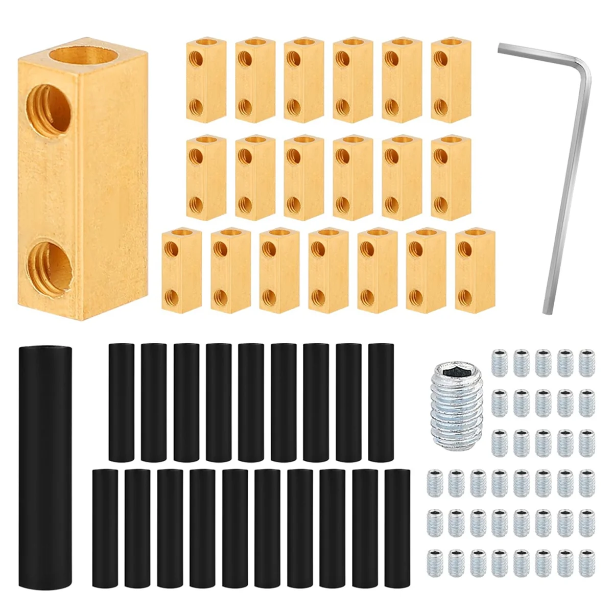 8 AWG Wire Connectors,20Amp Wire Splicing Kit Quick Connection Terminal Yellow Circuit Terminals for Electronic Industry