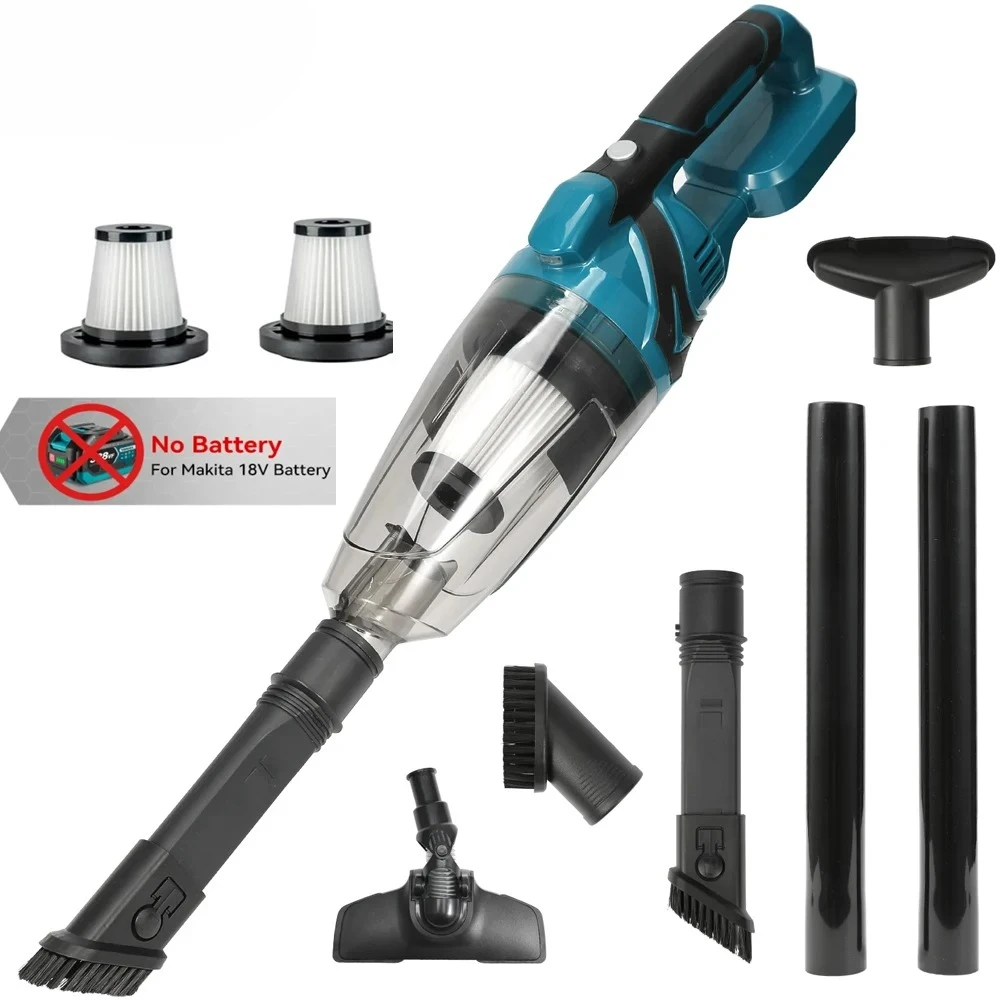 Electric Handheld Wireless Vacuum Cleaner Cordless Vacuum Home Floor Car Portable High Power Cleaning For Makita 18V Battery Pin