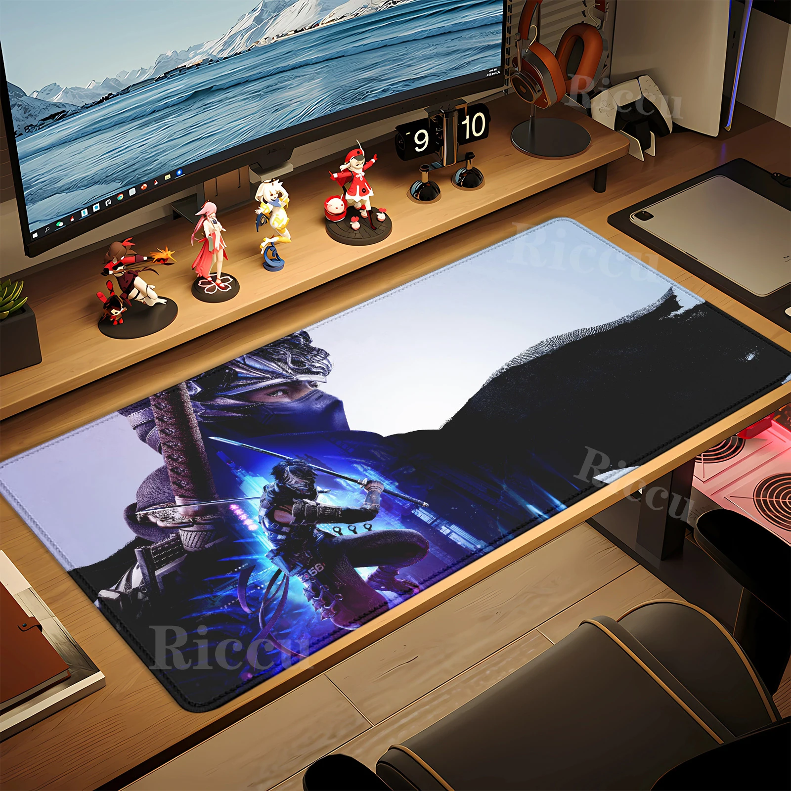 Simplicity Art Cute Cat Large teclado mouse pad Computer Gaming offices accessories mousepad Big Keyboard Gamer 100x50cm deskmat