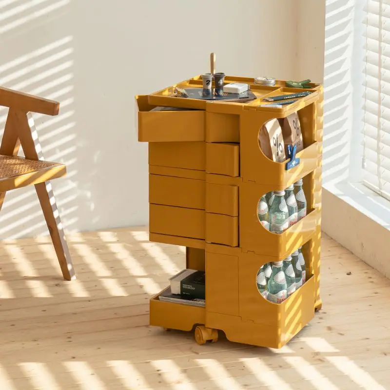 

Cart storage removable cosmetics storage Nordic Internet celebrity ins wind bedroom bedside table storage