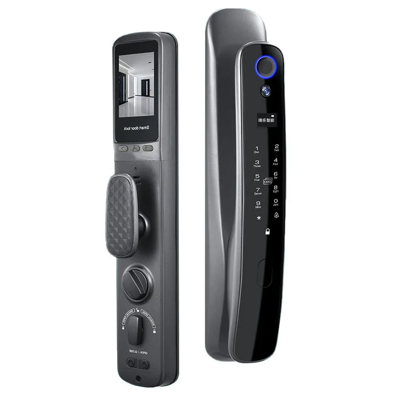 Смарт-замок дверной с Wi-Fi и сканером отпечатков пальцев