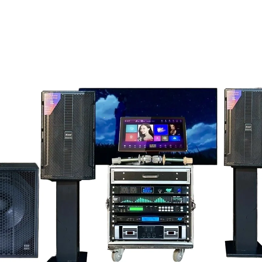 German Sound Labab Classy Bar KTV Suite With Full Set Wireless Karaoke System For Families And Friends