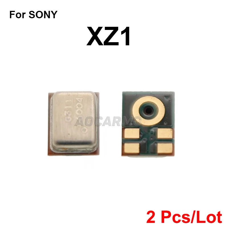 2Pcs/Lot Noise Reduction Top Mic Bottom Microphone For SONY Xperia 1 5 Z5P XZP XZ Premium XZ1 XZ1C Compact XZ3 X1 X5 Replacement