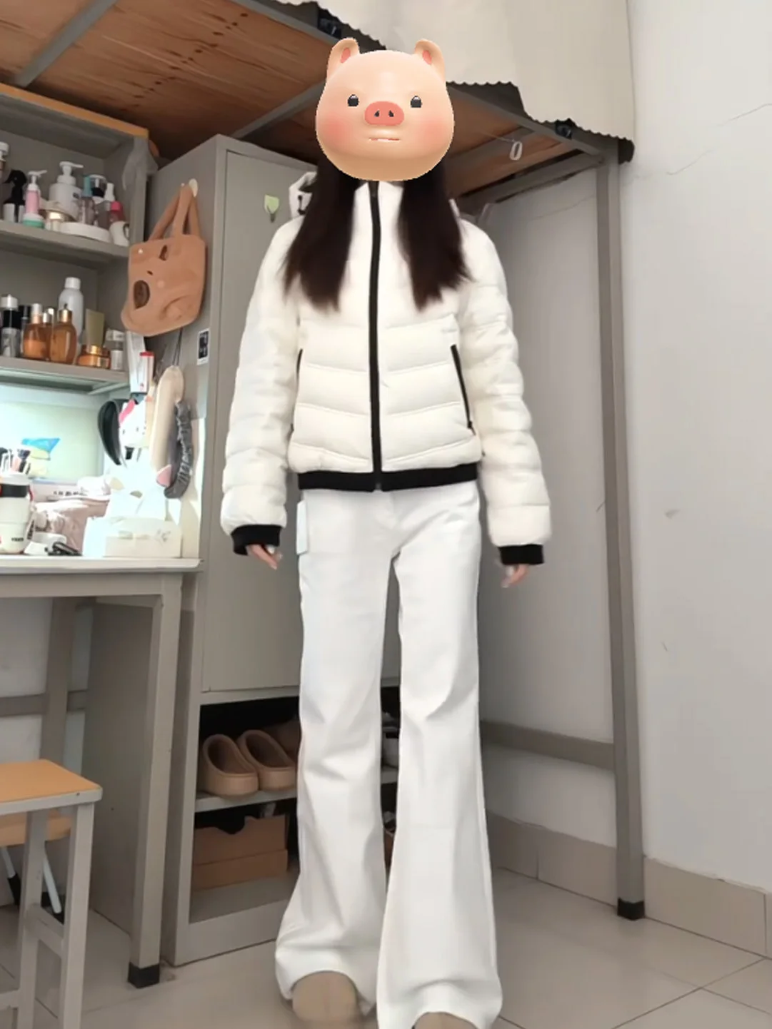 

Fashionable Thickened Cotton Jacket Winter 2025 Women's Korean Style Hooded Warm Versatile Anti-Aging Outerwear Zipper Closure