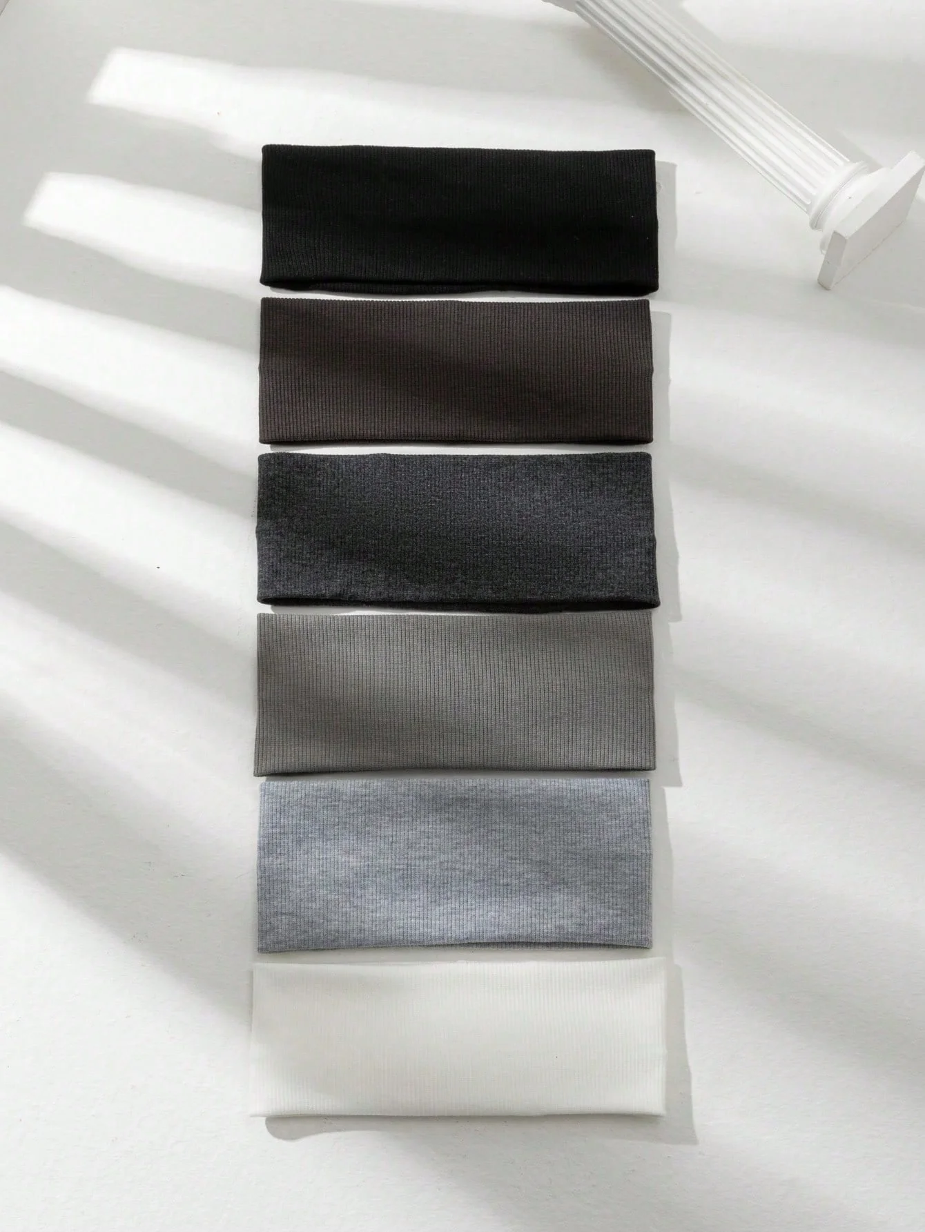6-piece fashionable and versatile outdoor sports headbands suitable for both men and women, fitness headbands