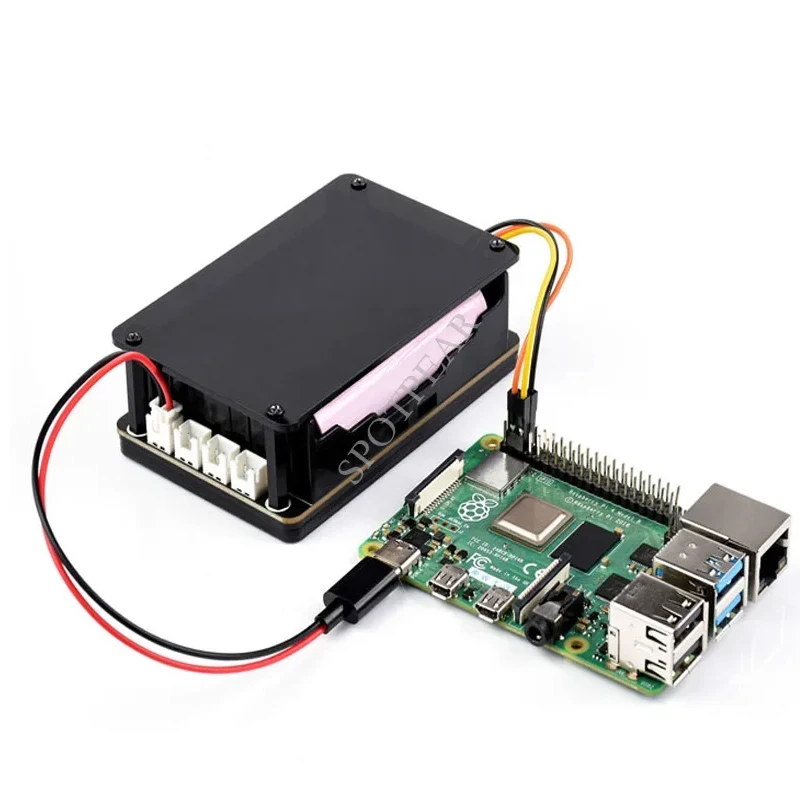 Alimentation sans interruption Raspberry Pi UPS, technologie prend en charge les développements et la puissance de sortie en même temps, 6 000 cartes