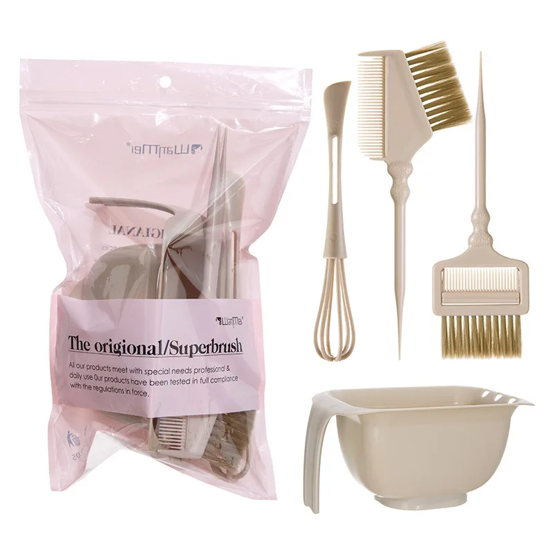 Chinese Style Hair Dye Brush Set, Multifunctional