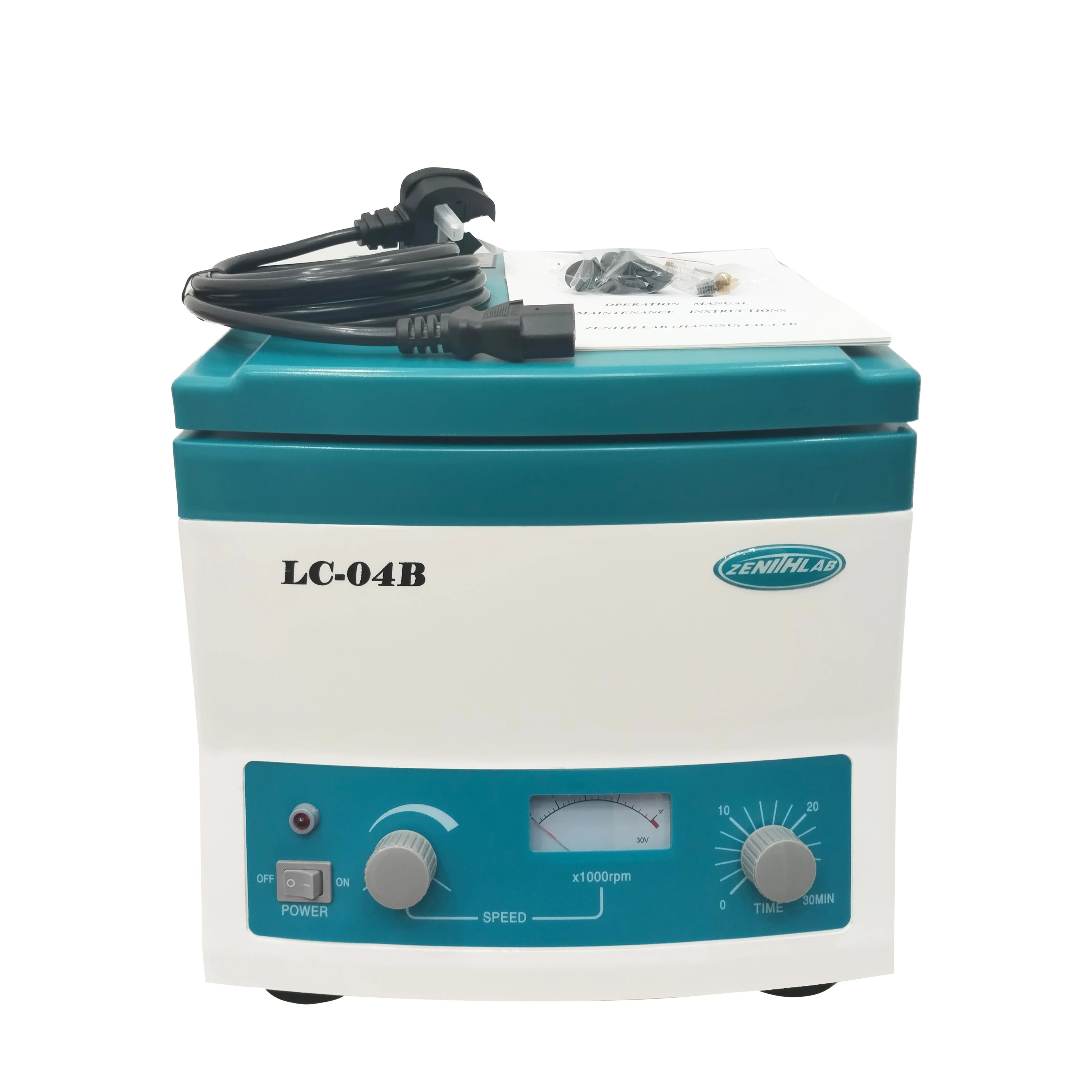 Laboratory Digital Hematocrit High Efficiency Low Noise 4000RPM 2325xg Low Speed Centrifuge