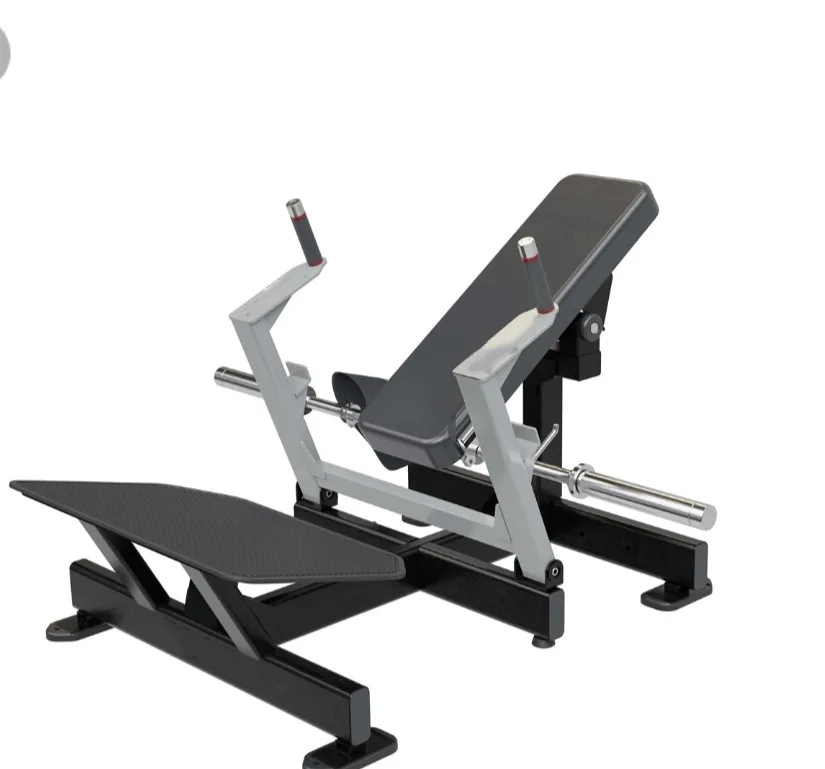 Brugmachine Glute Bridge Drive Commerciële Fitness Plaat Geladen Heup Stuwmachine Bilte