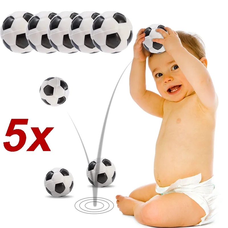 Mini Sports Balls for Kids Party Favor Toy Soccer Ball Football Squeeze Foam Toy Stress Anxiety Relief Baby Ball Toys 5.5cm