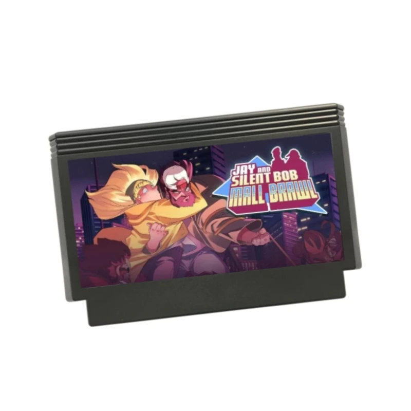 Jay and Silent Bob Mall Brawl 8Bit Retro Game Cartridge for FC Console 60Pins / NES Console 72Pins Video Game Card