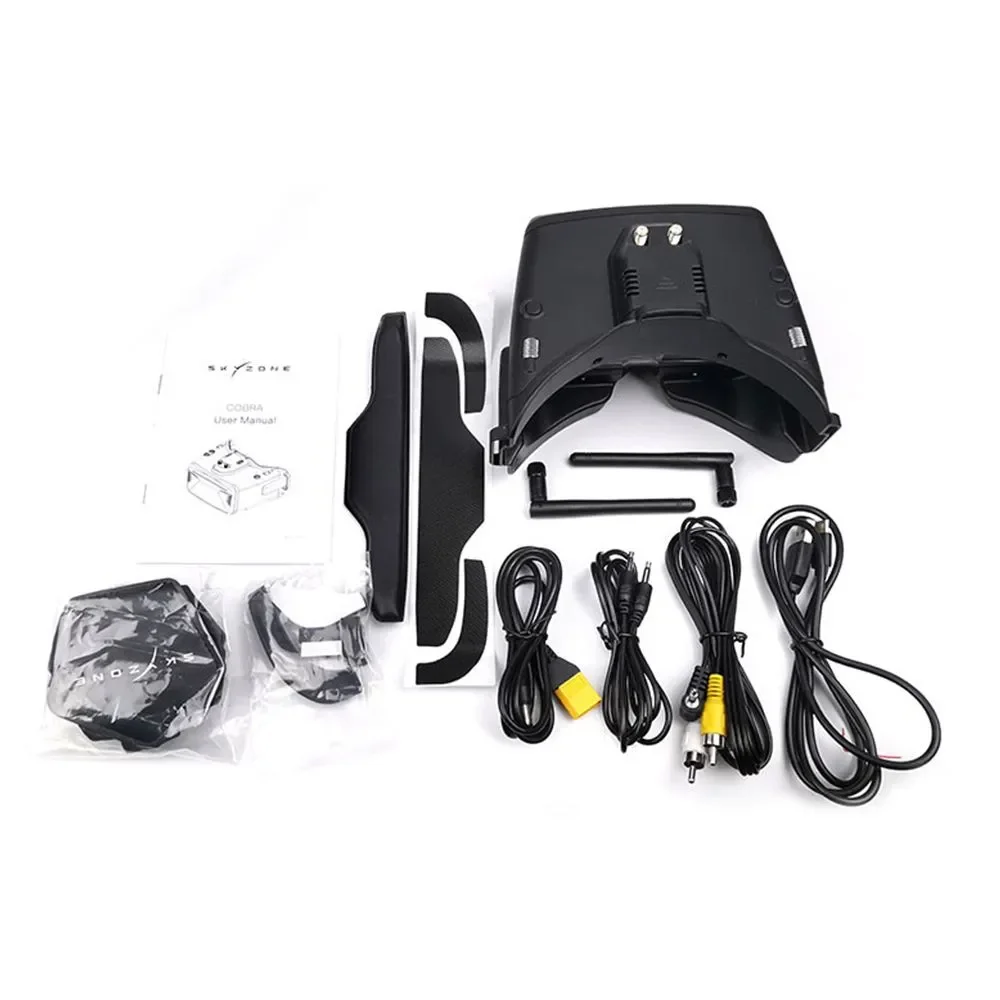 SKYZONE Cobra X V4 FPV نظارات 5.8 جيجا هرتز 48CH Steadyview استقبال 1280x720 DVR رئيس المقتفي صندوق نمط ل FPV RC الطائرة بدون طيار #4