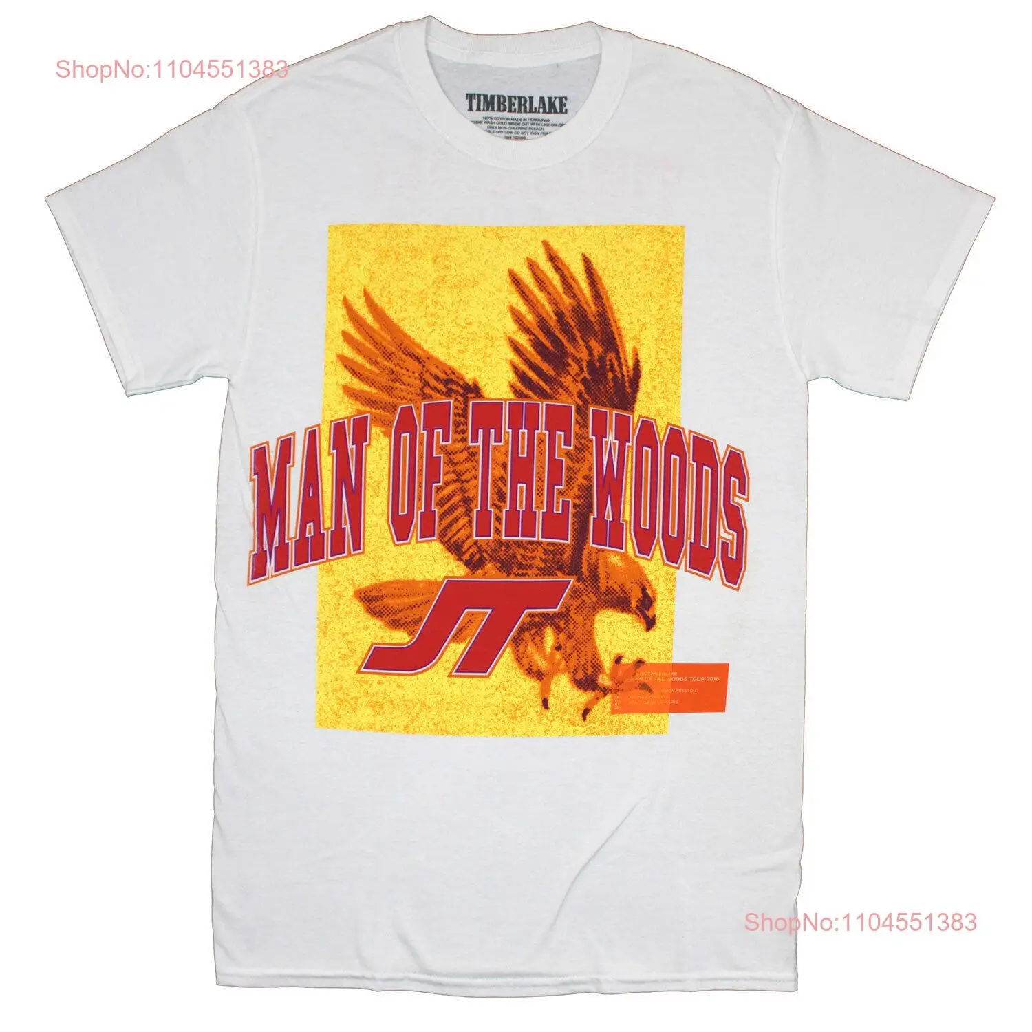 

Мужская футболка Justin Timberlake Man of The Woods Tour XX-Large White