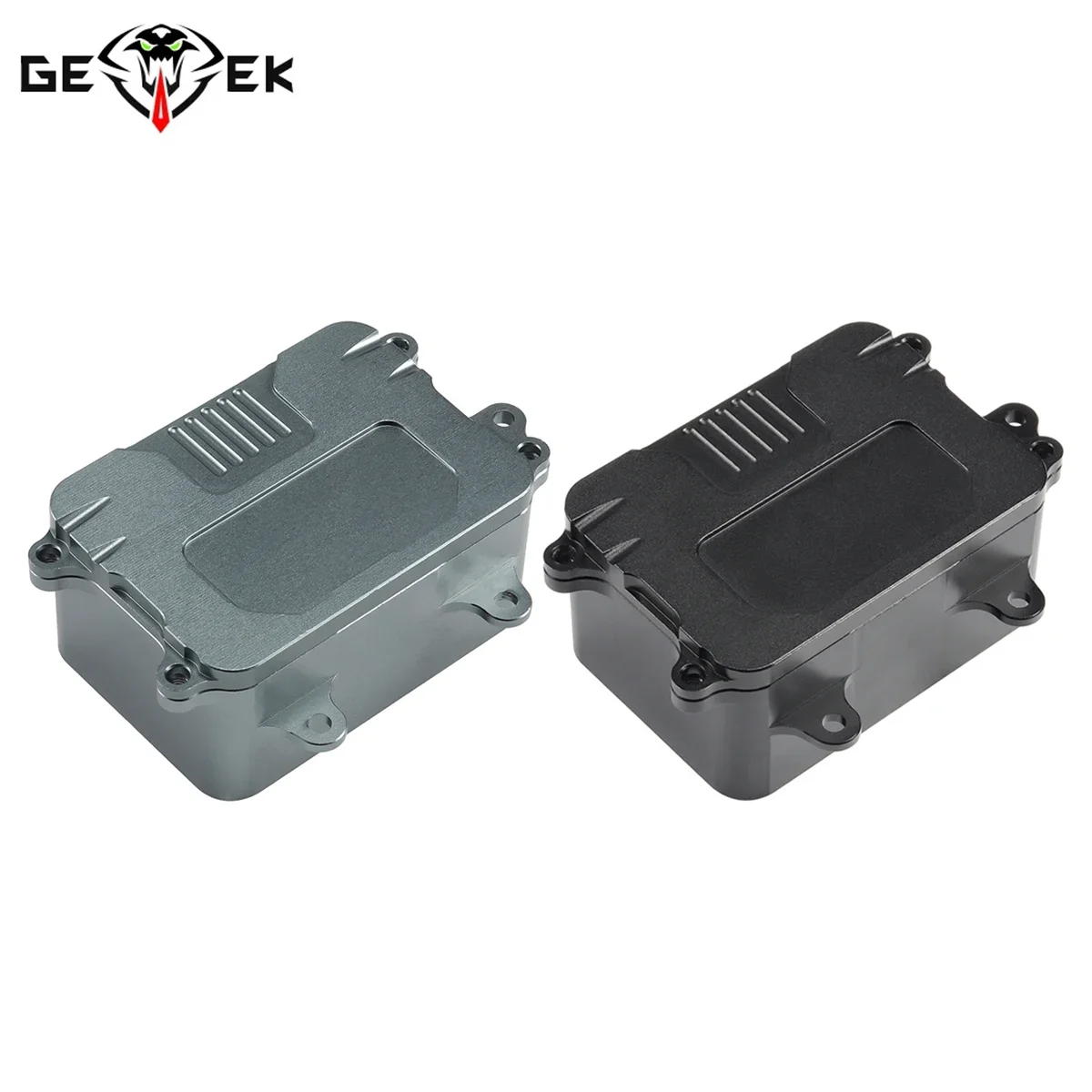 CNC Aluminum RC Receiver Box ESC Radio Electronic Tray for 1/10 Rock Crawler Rigs DIY SCX10 D90 D110 86100 Chassis Upgrade