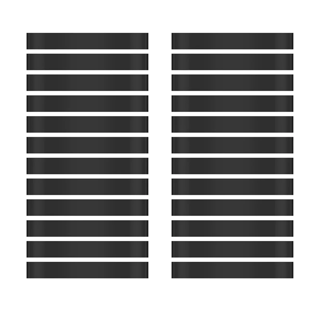 24 Buah Pita Kursi Untuk Anak-Anak Dengan Kaki Yang Menggelisah Untuk Kursi Alat ADHD Tempat Duduk Fleksibel Untuk Ruang Kelas Sekolah Dasar (Hitam)