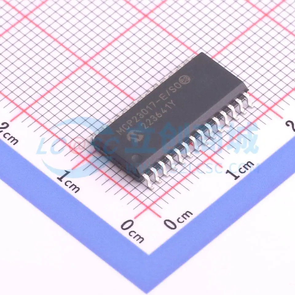 6pcs MCP23017T-E/SO SOIC-28-300mil I2C 16 8mA Communication Interface IC