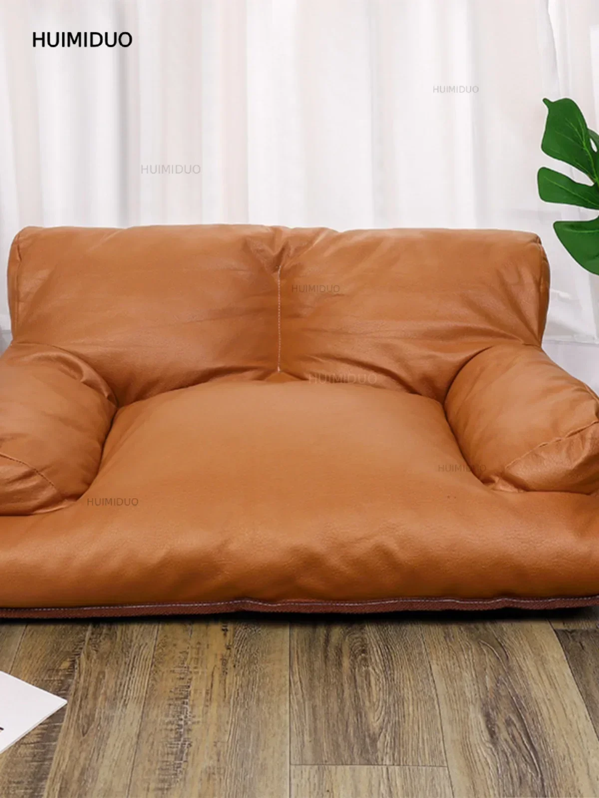 Dog Nest Pet Backrest Sofa Cat Bed Minimalist Technology Cloth Cat Nest Waterproof and Easy to Clean Dog Sofa Suitable for All S