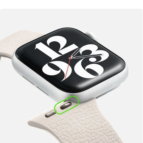 Магнитный силиконовый ремешок для Apple Watch Ultra 49/45/42/40/38 мм — фото товара