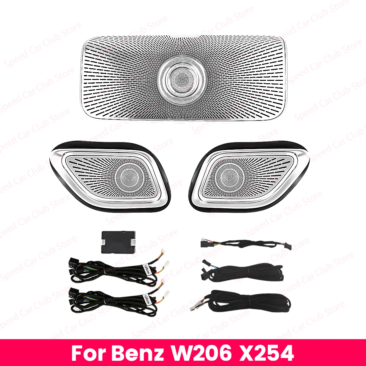 

For Mercedes Benz W206 GLC X254 C-class LED Roof Speaker Atmosphere lights Car LED Reading Light Car Interior Lamp Accessories