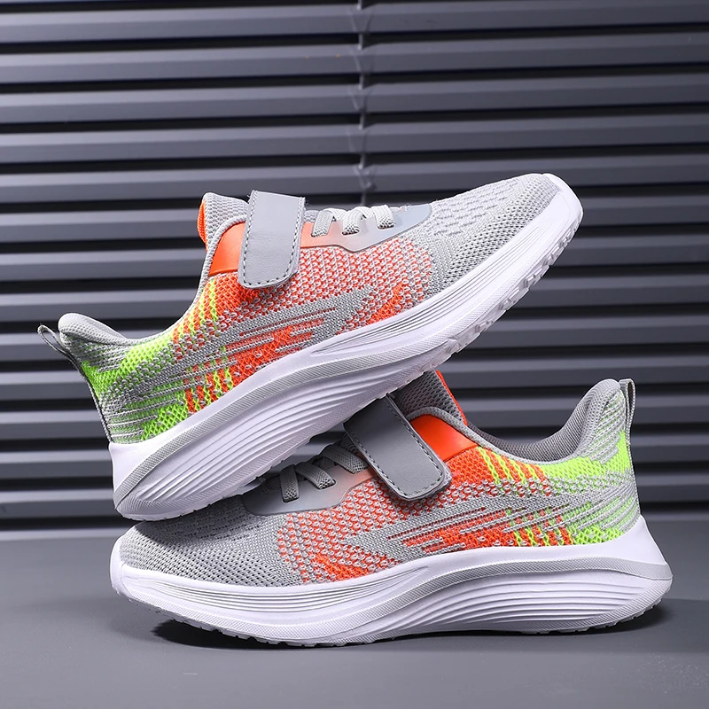 Fashion Kids Running Shoes Boy Sneakers Casual Tennis Sneaker Girls Sports Shoes for Children Mesh Breathable Walking Shoe