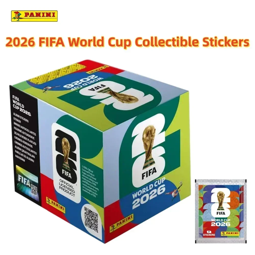 2026 NEW Panini Official FiFA World Cup Stickers Collection Card 50pack/Box 350 Stickers In Total Collect All The Dtickers Set