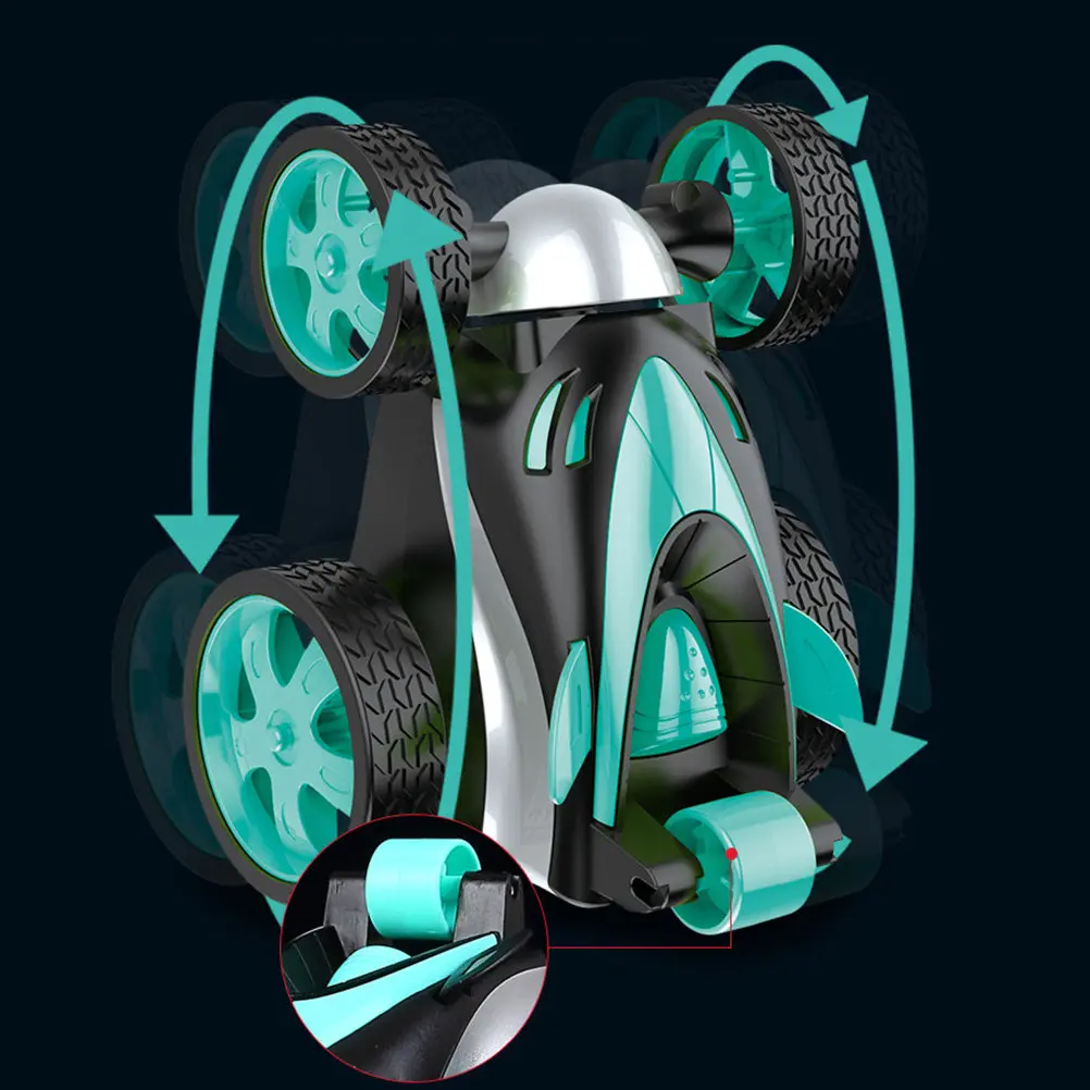 

Вращающаяся трюковая машинка на радиоуправлении с прочными резиновыми шинами, вращением на 360°, обтекаемым корпусом, для детей, подарок, управление скоростью трением