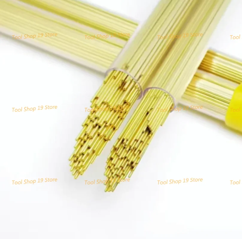 WEDM Brass Electrode Tube0.3/ 0.5/0.8/0.9/1.0/1.5*400mm Die Single Hole for EDM Drilling Hole Machine