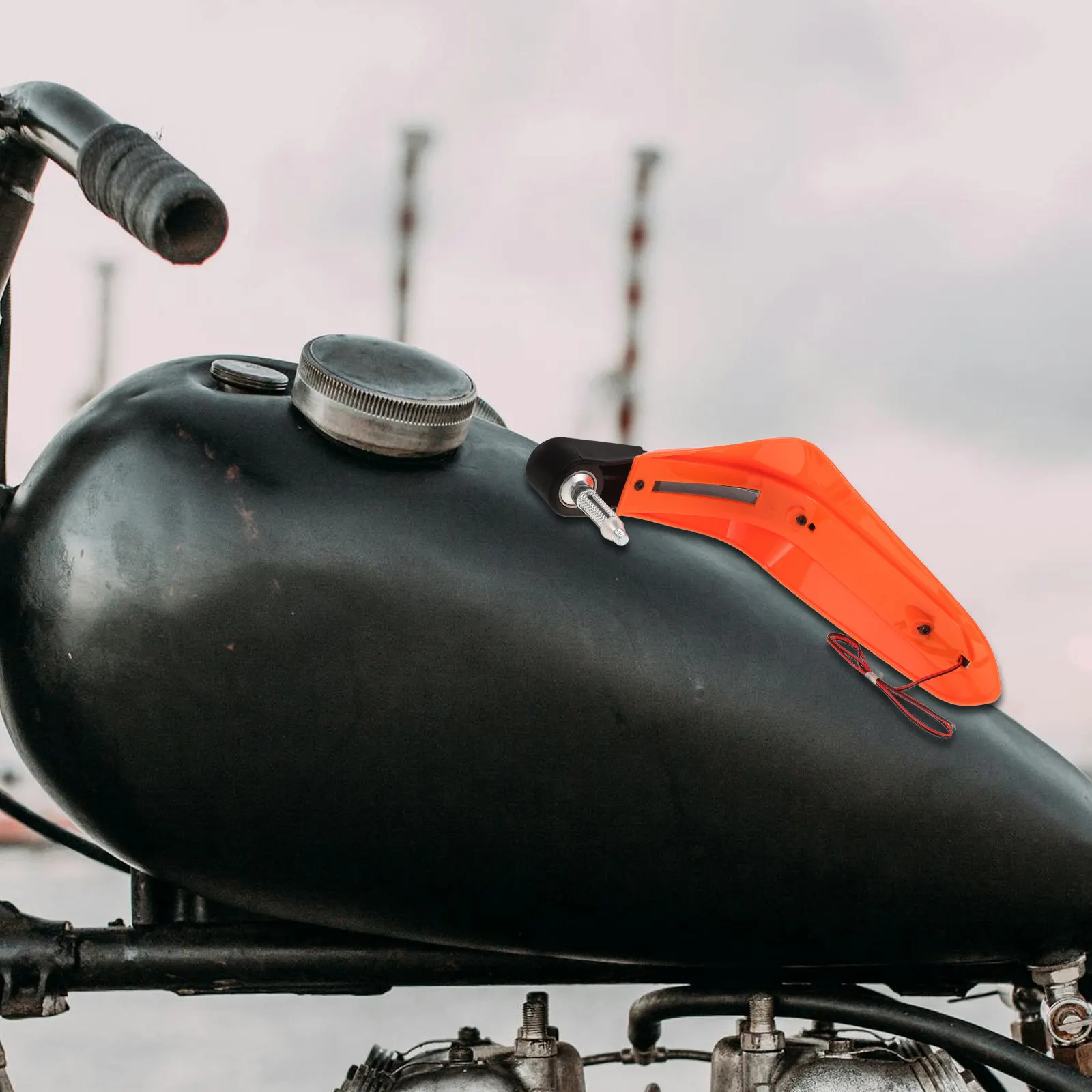 

Universal Motorcycle Handguards with Integrated Turn Signal Lights Windshield Deflector Hand Protector for Sport Dirt Bike Atv