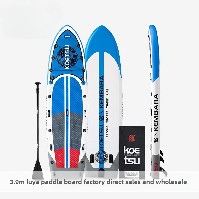 

Multiple sizes Extra Wide Inflatable Paddle Board - Multi-Person SUP for Fishing Team Building Stand Up Paddleboard for Water