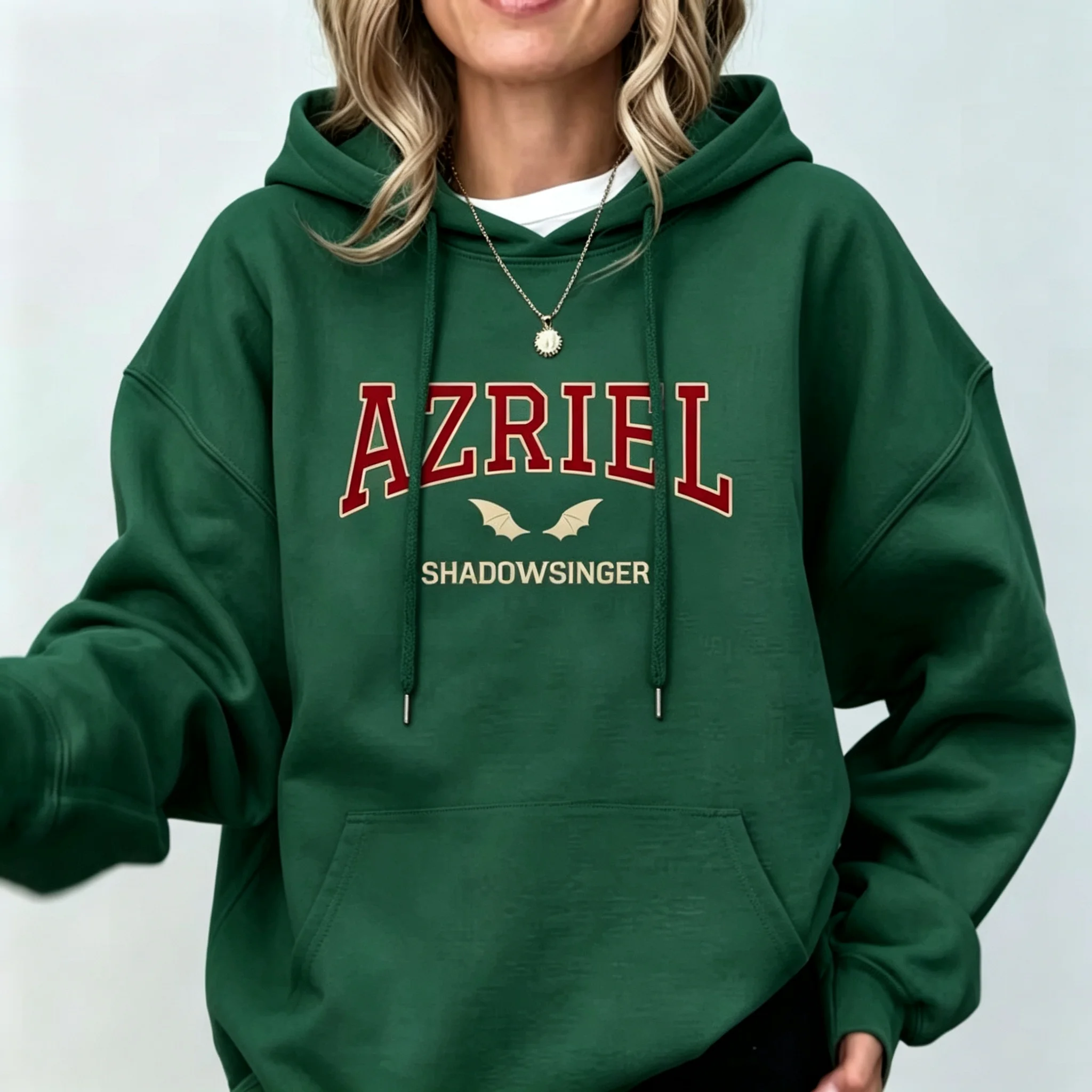 2026 Acotar Azriel Shadowsinger Sweatshirt Bat Boys Wings Fan Club Women's Hoodie Book Reader Pullover Stretwear Womans Clothing