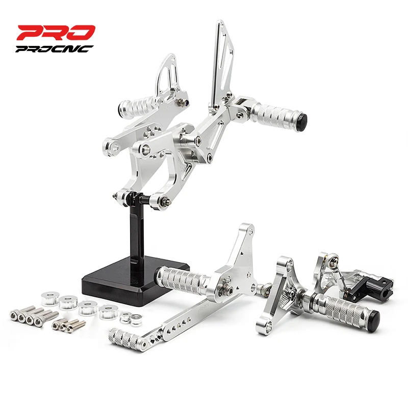 

For Benelli TNT125 TNT135 2016-2023 Motorcycle Rearset Footrests Footpegs Foot Rests Pegs Rear Pedals