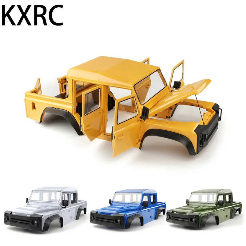 

KXRC 4 Doors Pickup Truck Body Shell 313mm Wheelbase for 1/10 RC Crawler Car AXIAL SCX10 III 90046 AX103007 DIY Car Accessories