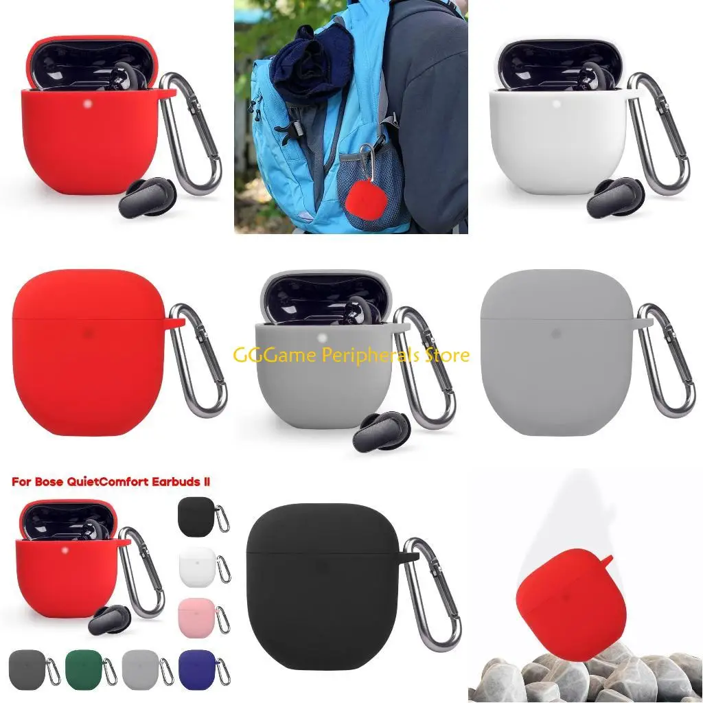 

U55B Shockproof Protectors Case for QuietComfort Earbud Earphone Dustproof Holder