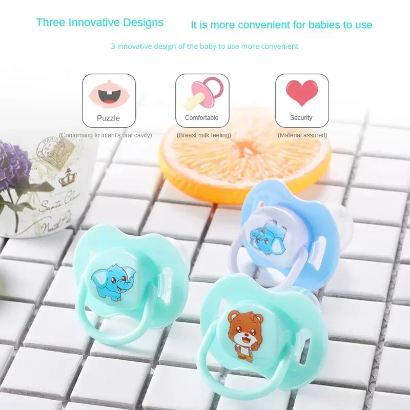 Baby Pacifiers Cartoon Animals Do Not Contain Bisphenol A Silicone Pacifiers Providing Sleep Relief for Newborns Teether