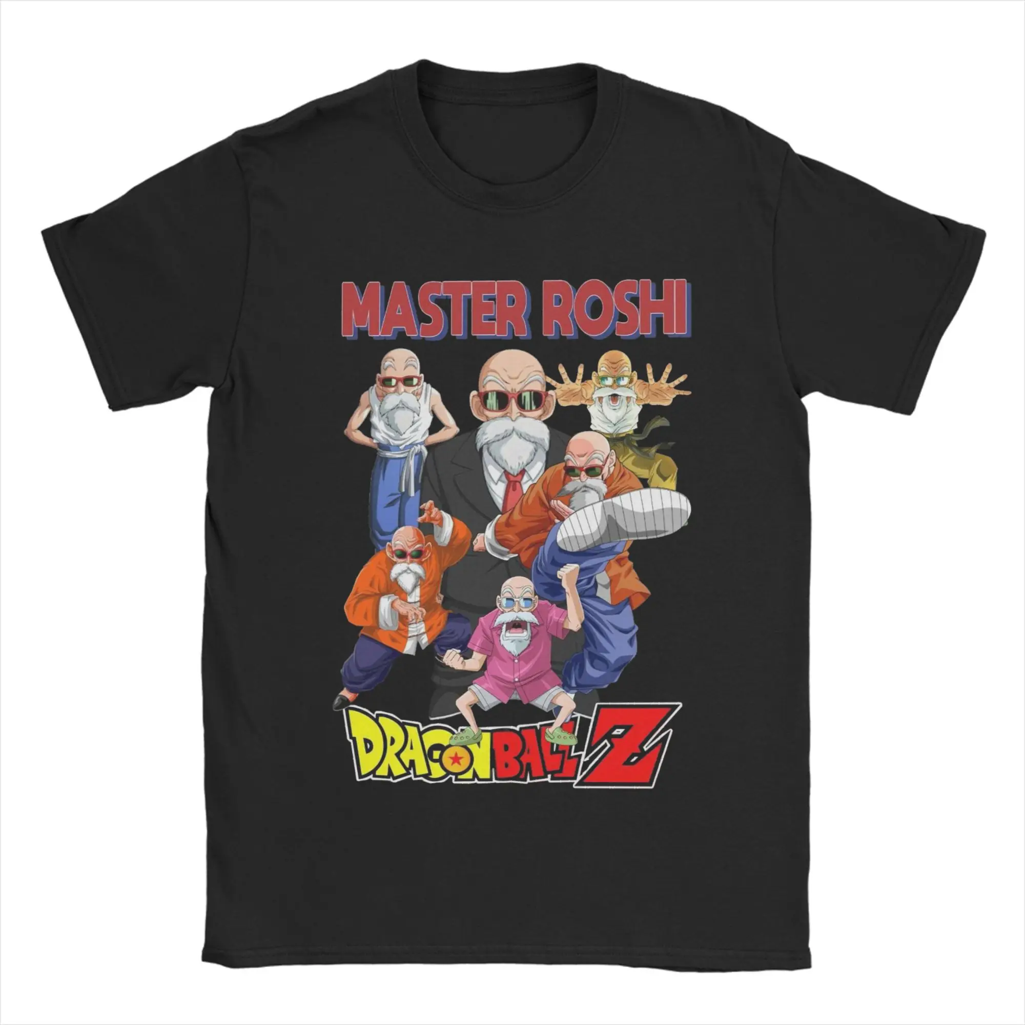 

Men Women's Dragon Ball Master Roshi’s Styles T Shirts Pure Cotton Tops Funny Short Sleeve Round Collar Tees Printing T-Shirt
