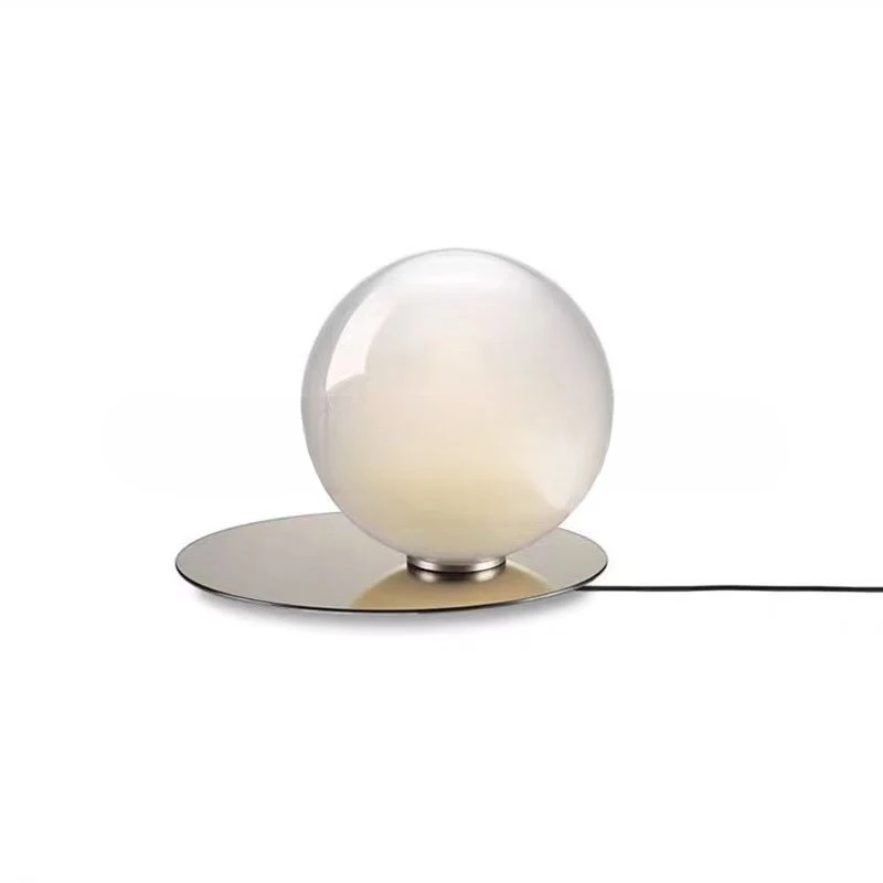 

Medieval modern minimalist living room creative bedroom decoration gradual change glass lamp